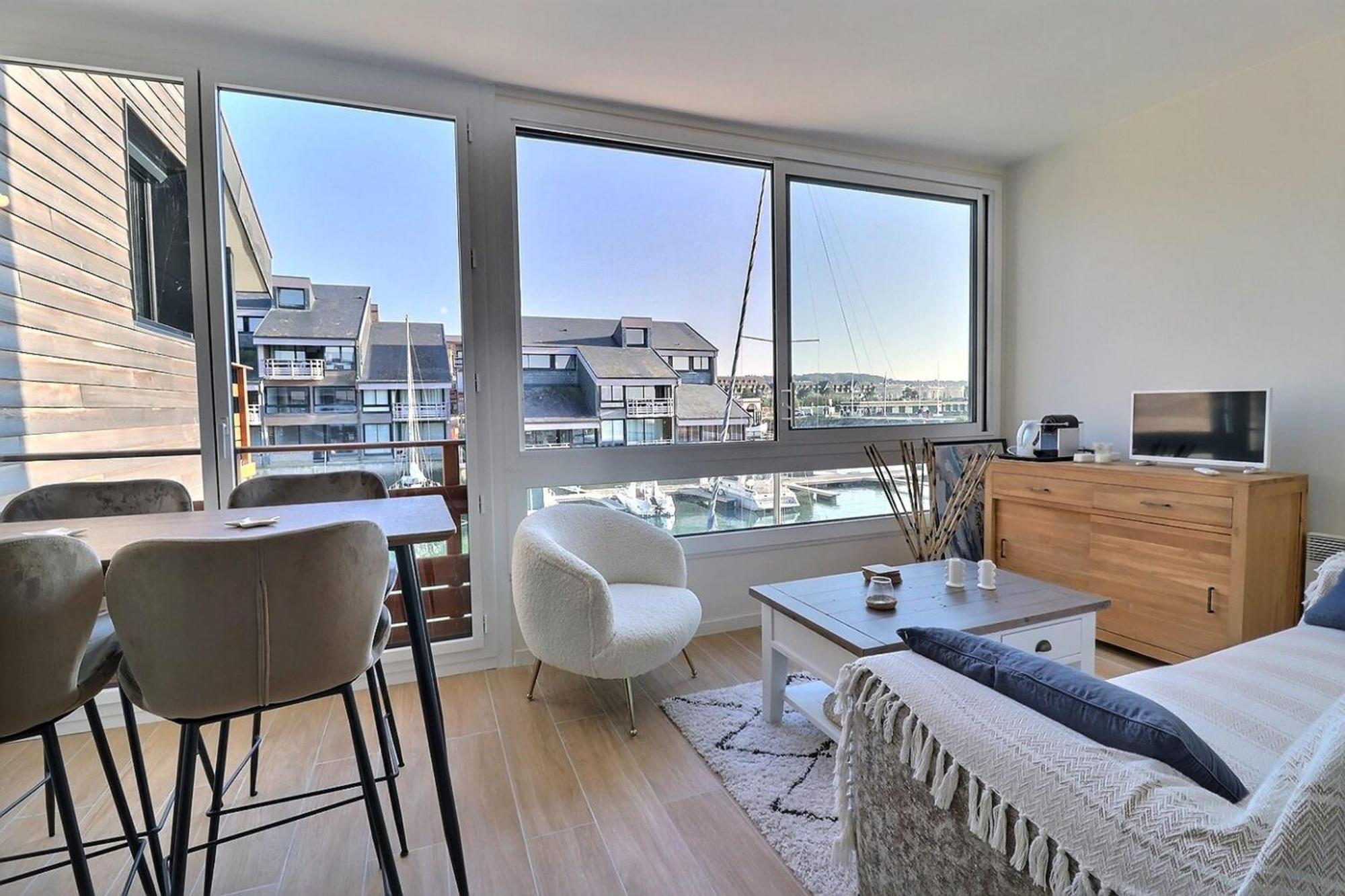 Sublime Apartment Facing The Port & Planches Deauville Ngoại thất bức ảnh